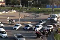 Polise sopayla saldıran sürücü tutuklandı