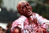 Meksika'da 'zombiler' yürüyüşü