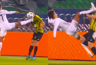 Şampiyonlar Ligi maçında korkunç tekme: Üç dakikada kırmızı kart!