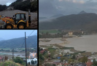 Gökçeada'yı sel aldı