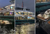 Sabah seferinde tehlikeli anlar: Yolcu motoru balıkçı teknesine çarptı