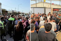 Antakya'da esnaf ayağa kalktı