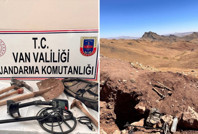 Define ararken yakalandılar: Van’da kaçak kazıya suçüstü