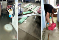 İstanbul'da sağanak sonrası kanalizasyon taştı, evler su altında kaldı