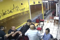 Çay içerken vuruldu