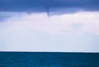 Alanya'da denizde hortum çıktı