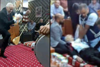 Sıra gecesinde oynadı, bir anda kalbi durdu