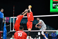 A Milli Erkek Voleybol Takımı, Katar'ı 3-1'le geçti