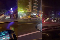 Diyarbakır’da ilginç kaza: Araç, başka bir aracın üzerine çıktı