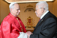Filistinli lider ve Papa görüştü