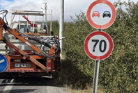 Yollarda 33 bin levha kaldırıldı