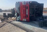 Zincirleme kazada 9 yaşındaki çocuk hayatını kaybetti