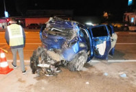 Işıkta bekleyen otomobile tır çarptı: Bir ölü üç yaralı