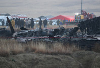 8 bin metre yükseklikte üçe bölündü: Olay yeri böyle görüntülendi