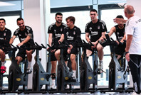 Beşiktaş, Samsunspor maçı öncesi kuvvet ve koordinasyon çalıştı