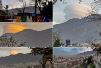 Uludağ semalarında mercek şeklinde bulut oluştu