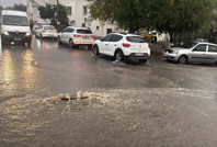 Bodrum'da yollar göle döndü