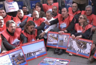 Meclis’e yürümek isteyen Eğitim-İş üyelerine polis barikatı