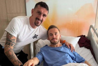 Stefan Savic’ten Edin Visca’ya ziyaret