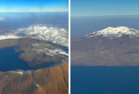 Astronotların bile dikkatini çeken ikinci büyük krater havadan görüntülendi