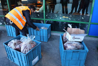 Göz göre göre! Menşei belli olmayan etler bagajda taşınmış