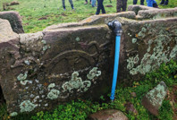 Tarihi eseri yalak yaptılar