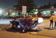 Kontrolden çıkan otomobil ağaca çarptı: Genç kadın hayatını kaybetti