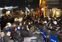 DEM protestosunda 25 gözaltı