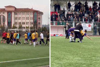 Maçta tekme-yumruklar konuştu: 11 kırmızı kart