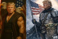 Trump Yıldız Savaşları kahramanı oldu