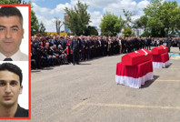 Tekirdağ'da şehit polislere acı veda