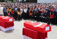Şehit polisin cenazesinde hayatını kaybetti