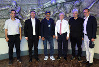 Chobani'nin kurucusu Hamdi Ulukaya'dan Aziz Yıldırım'a ziyaret