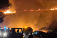 Bodrum'da korkutan yangın