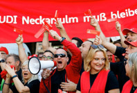Audi işçileri sokağa döküldü