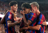 Barcelona 5 attı, 3'te 3 yaptı: Raphinha-Yamal şov