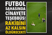 Futbol sahasında cinayete teşebbüs: Rakibini az kalsın öldürecekti