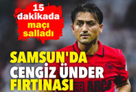 Samsun'da Cengiz Ünder fırtınası: 5 dakikada maçı salladı