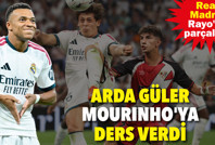 Arda Güler Mourinho'ya ders verdi! Real Madrid, Rayo Vallecano'yu parçaladı
