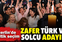Berlin'de kritik seçim. Zafer Türk ve solcu aday Elif Eralp'in oldu