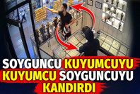 Soyguncu kuyumcuyu kuyumcu soyguncuyu kandırdı