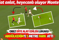 Obez diye alay edilen Lukaku Abdülkerim'e 5 metre fark attı