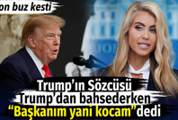 Trump’ın Sözcüsü Trump’dan bahsederken “Başkanım yani kocam” dedi. Salon buz kesti