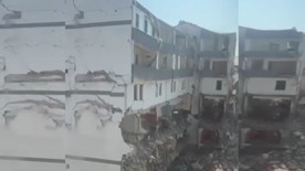 İstanbul’da bina tek dokunuşla yerle bir oldu