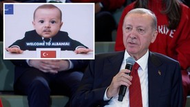 Erdoğan yapay zeka ile oluşturulan 'bebek halini' yorumladı