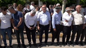 Adıyaman'da 43 derecede kelepçe protestosu