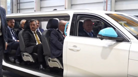 Erdoğan, limuzin TOGG'da