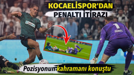 Kocaelispor'dan Metehan-Nübel pozisyonu için penaltı itirazı. Pozisyonun kahramanı konuştu