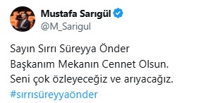 Siyasilerden Sırrı Süreyya Önder mesajı - Resim: 8