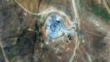 İsrail'in İran'daki yıkımı uydudan görüntülendi